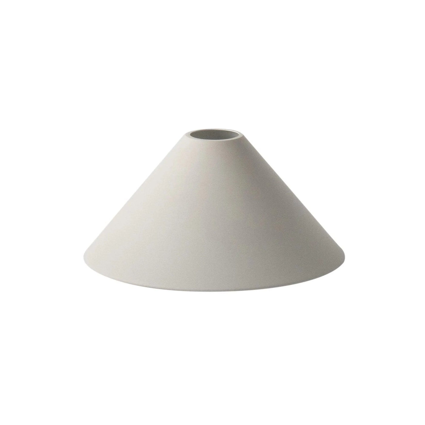Ferm Living collect lighting series, cone shade in light grey. Available from someday designs  #colour_light-grey