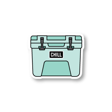 Chill Cooler Sticker