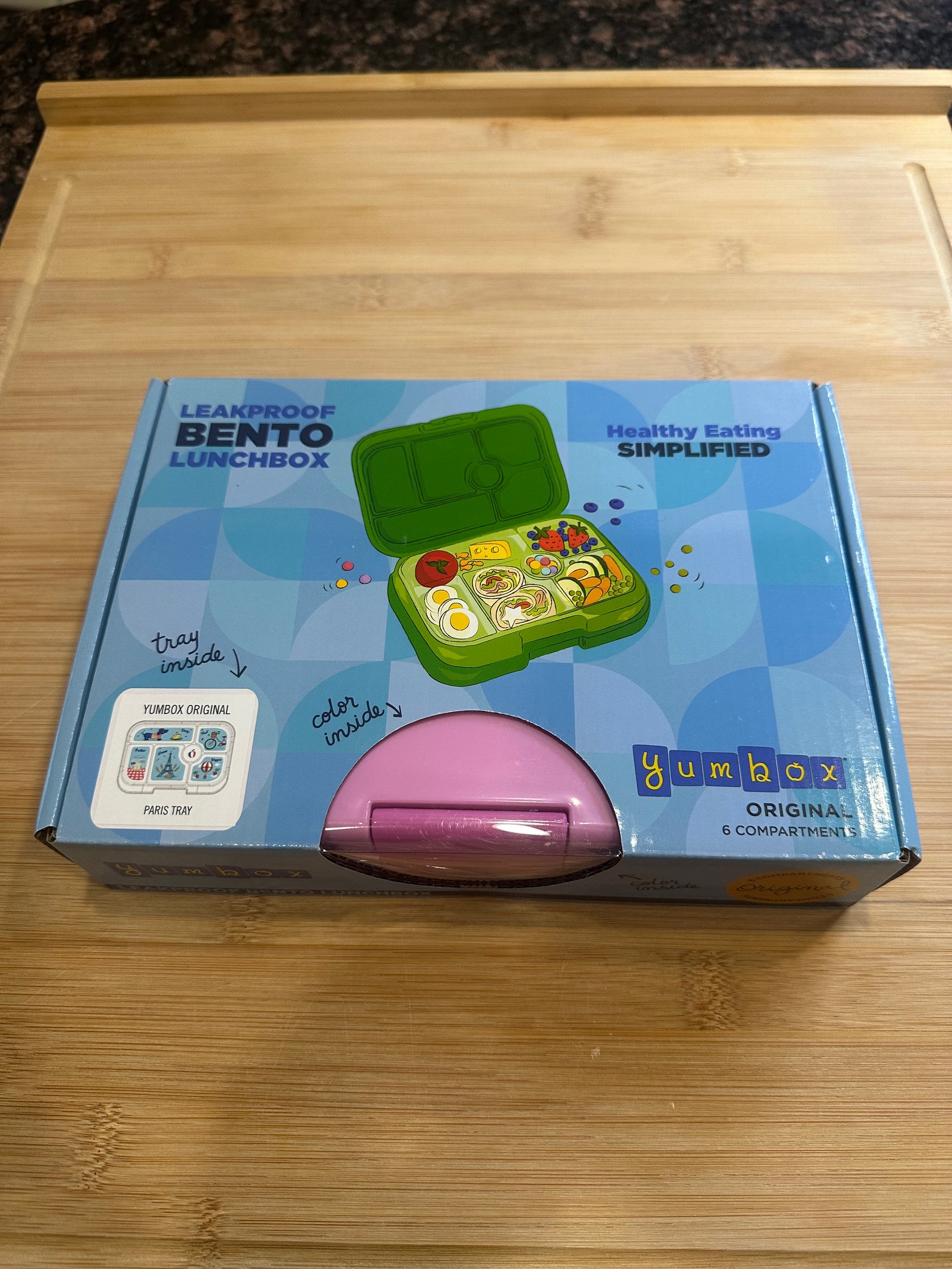 Leakproof Bento Box for Kids - Yumbox Surf Blue