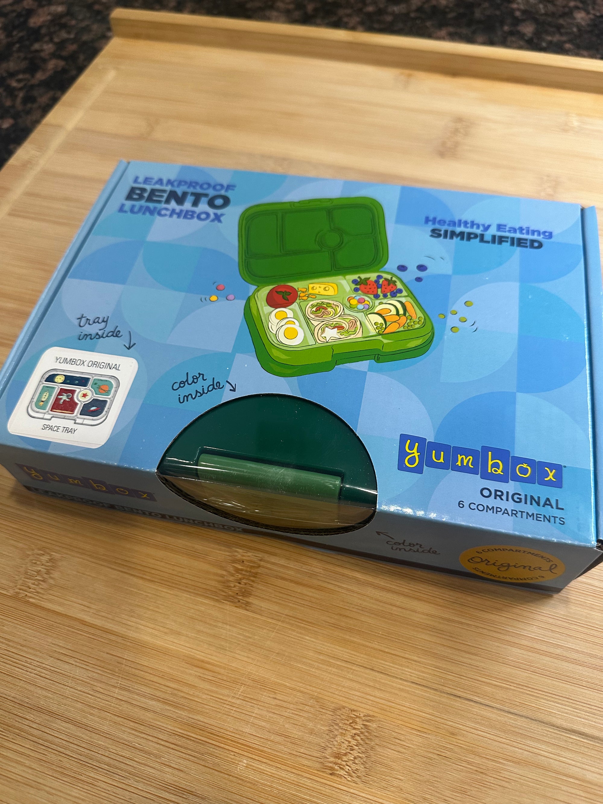 Leakproof Bento Box for Kids - Yumbox Original Surf Blue