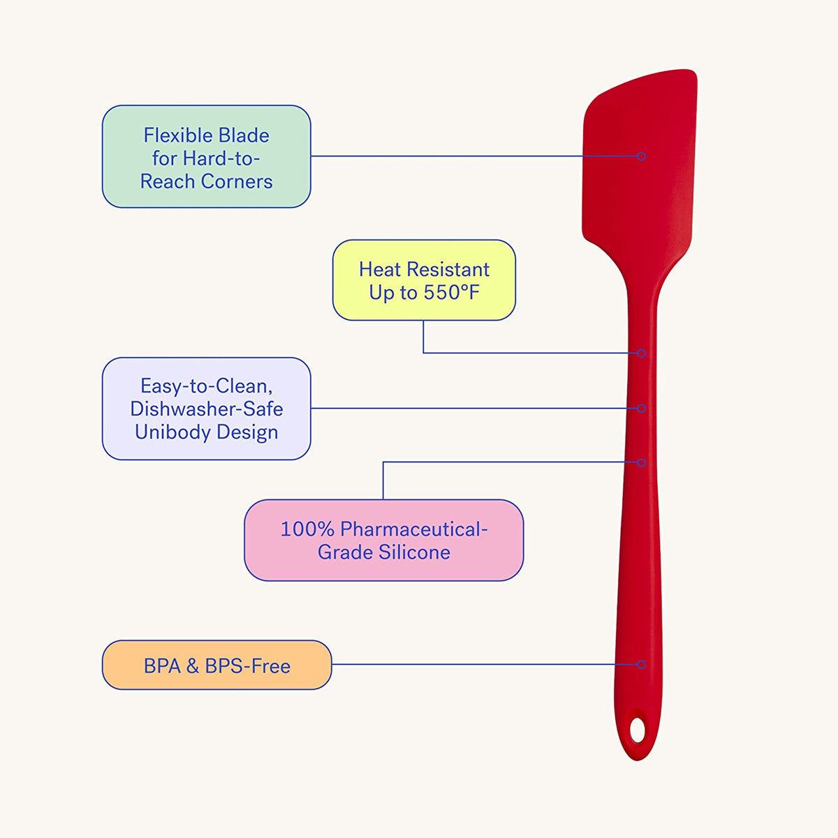 LADLE - Ultimate Flexible, Silicone Ladle - Erin Chase Store