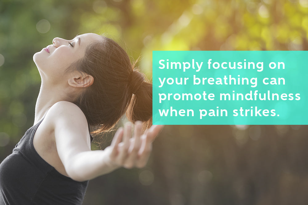 How focusing on breathing can reduce pain?