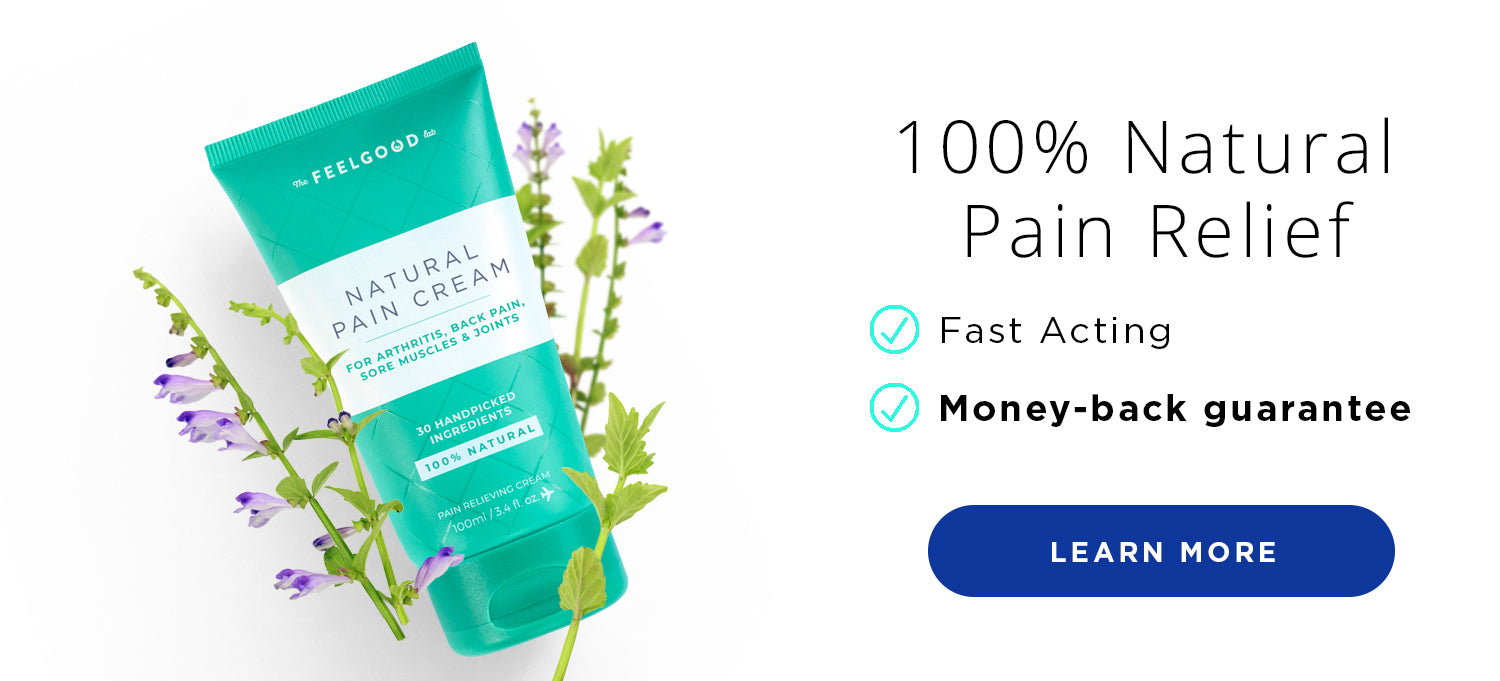 100% natural fast acting pain relieving cream