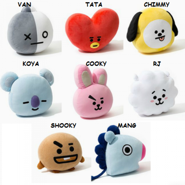 bt21 plushies cheap