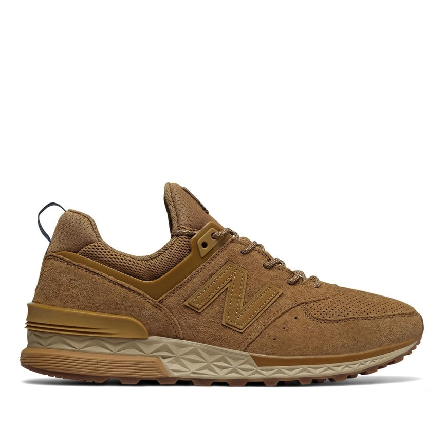 new balance 574 beige suede