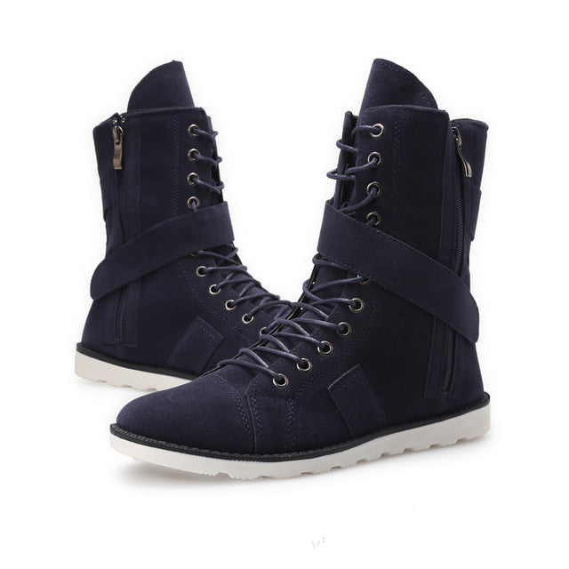 men canvas boots