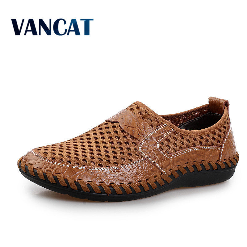 breathable slip on shoes mens