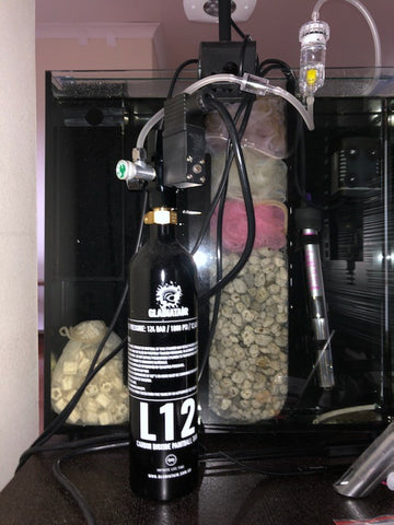 CO2 Cylinder Aquarium Setup