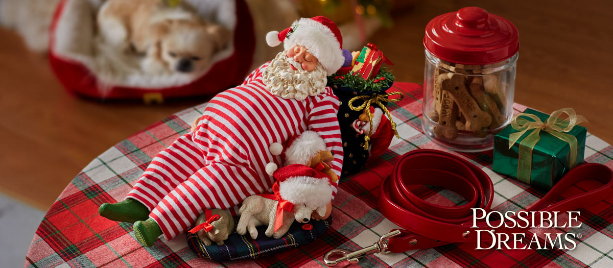 Possible Dreams Santas Santa and His Pets