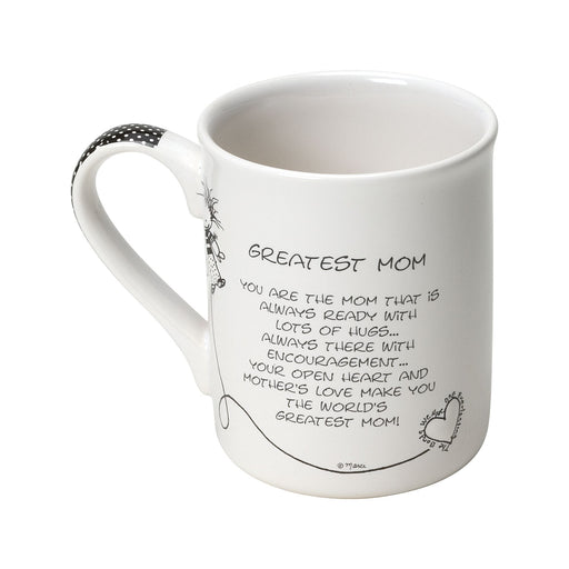 Mom Heart Pie Chart Coffee Tea Mug