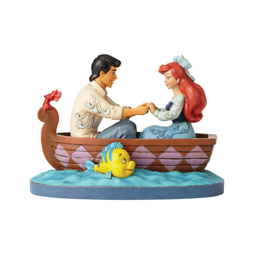 disney traditions by jim shore beauty and the beast carved by heart stone  resin figurine, 7.75 