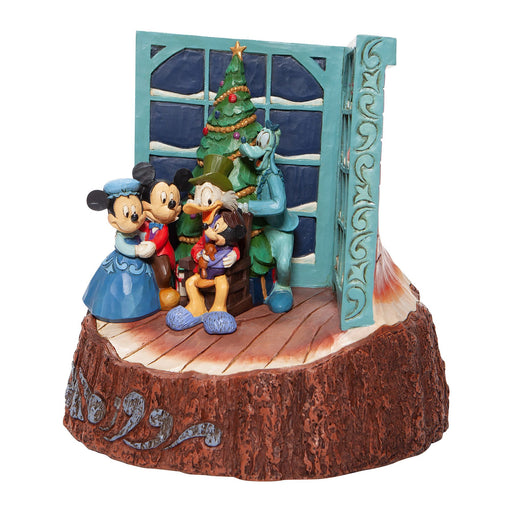  Enesco Disney Traditions by Jim Shore The Fab Five Decorating  The Christmas Tree Lit Figurine, 8.26 Inch, Multicolor : Home & Kitchen