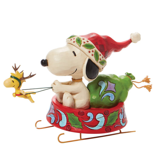 Snoopy w/ Woodstock on Saucer — Enesco Gift Shop