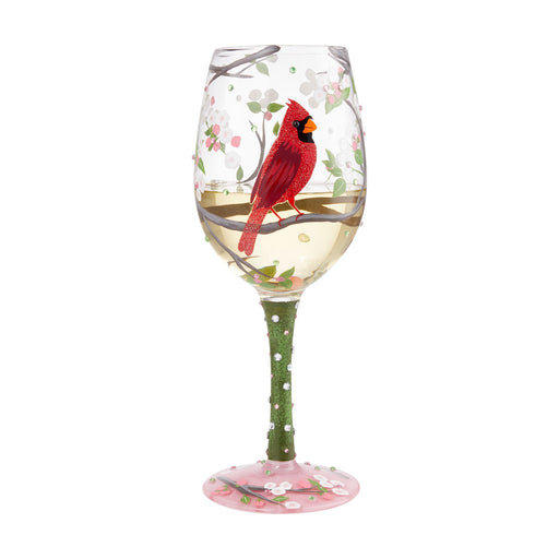 Wine Glass Pretty As A Peacock — Enesco Gift Shop