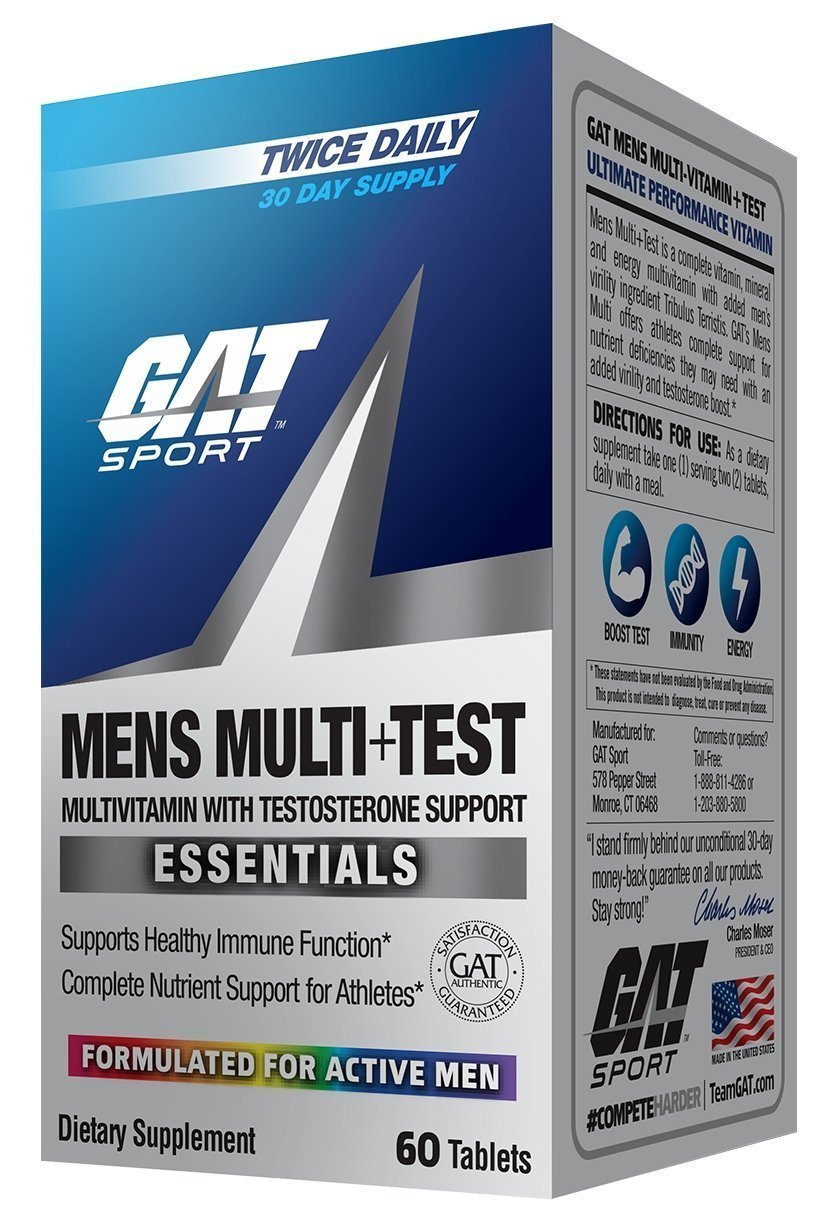 MENS MULTI+TEST VITAMIN – GAT SPORT