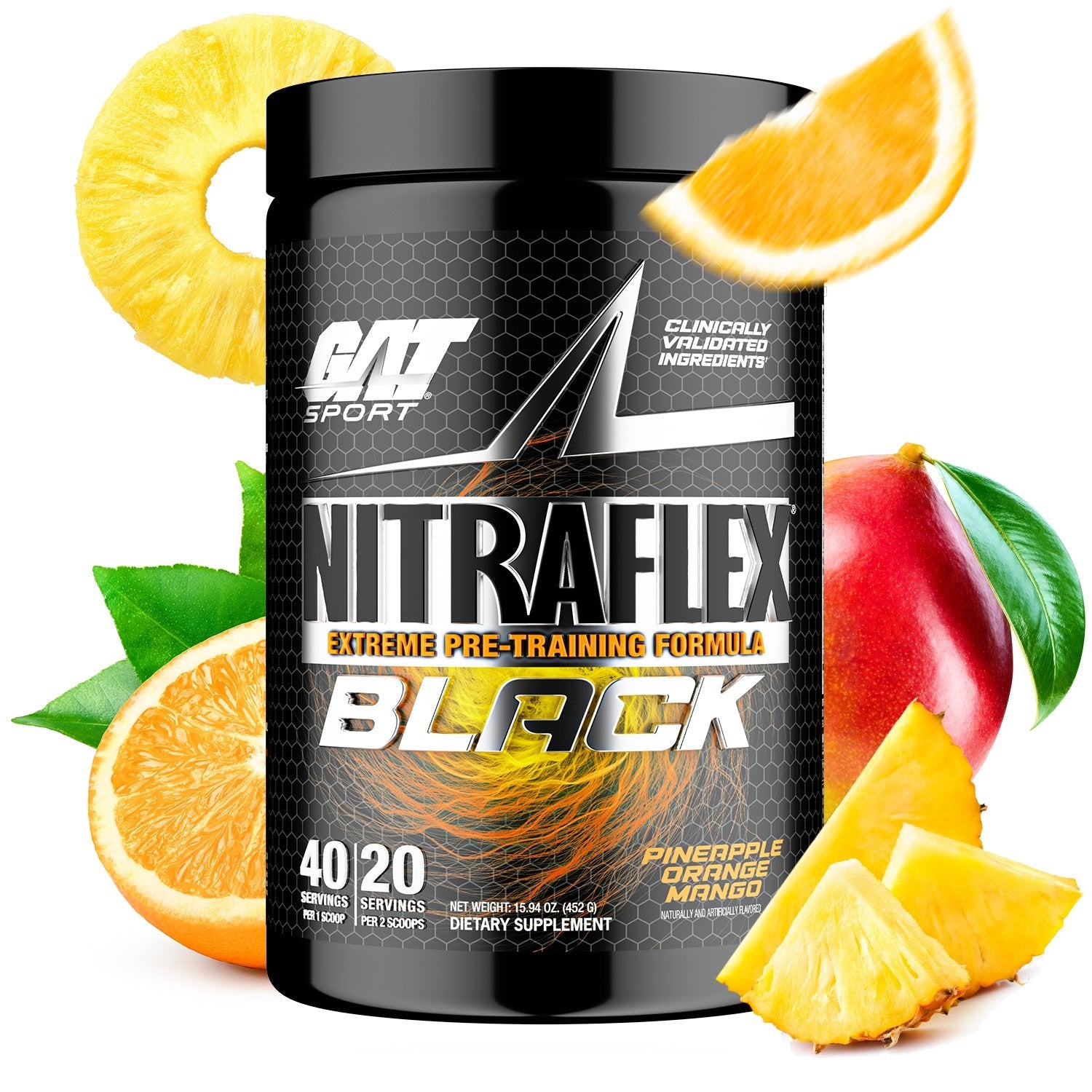 Reclamación acre Concentración NITRAFLEX BLACK Extreme Pre-Training Formula – GAT SPORT