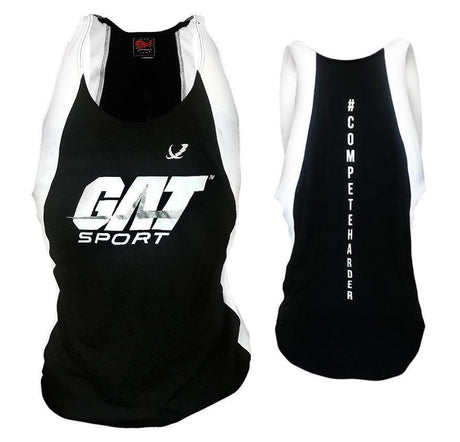 GAT Sport #COMPETEHARDER Tank top for Women - Black