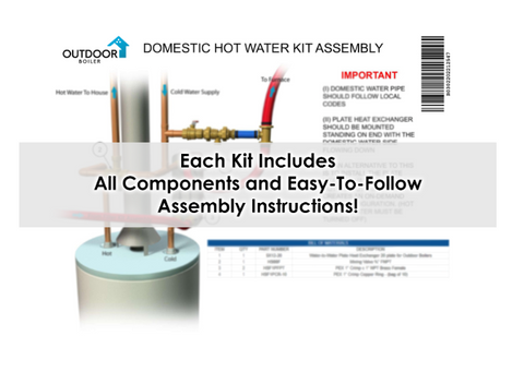 Domestic Hot Water Kit Assembly