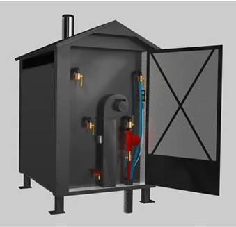 Outdoor Boiler Pump Installation