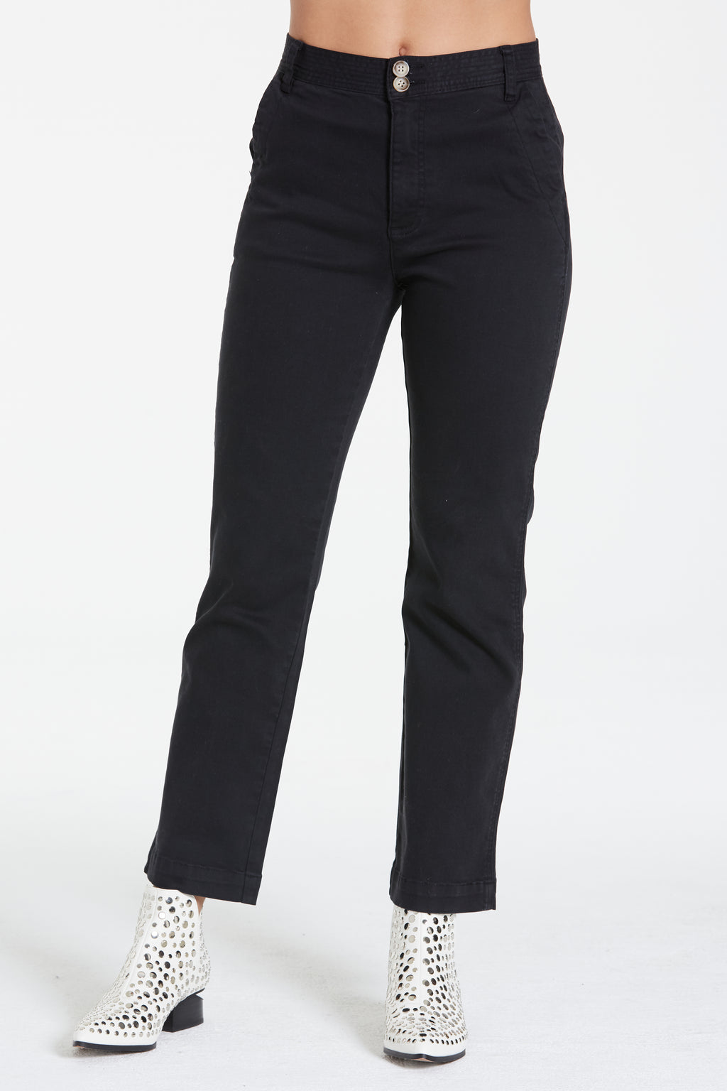 JENNER STRAIGHT LEG PANT BLACK – Another Love Clothing