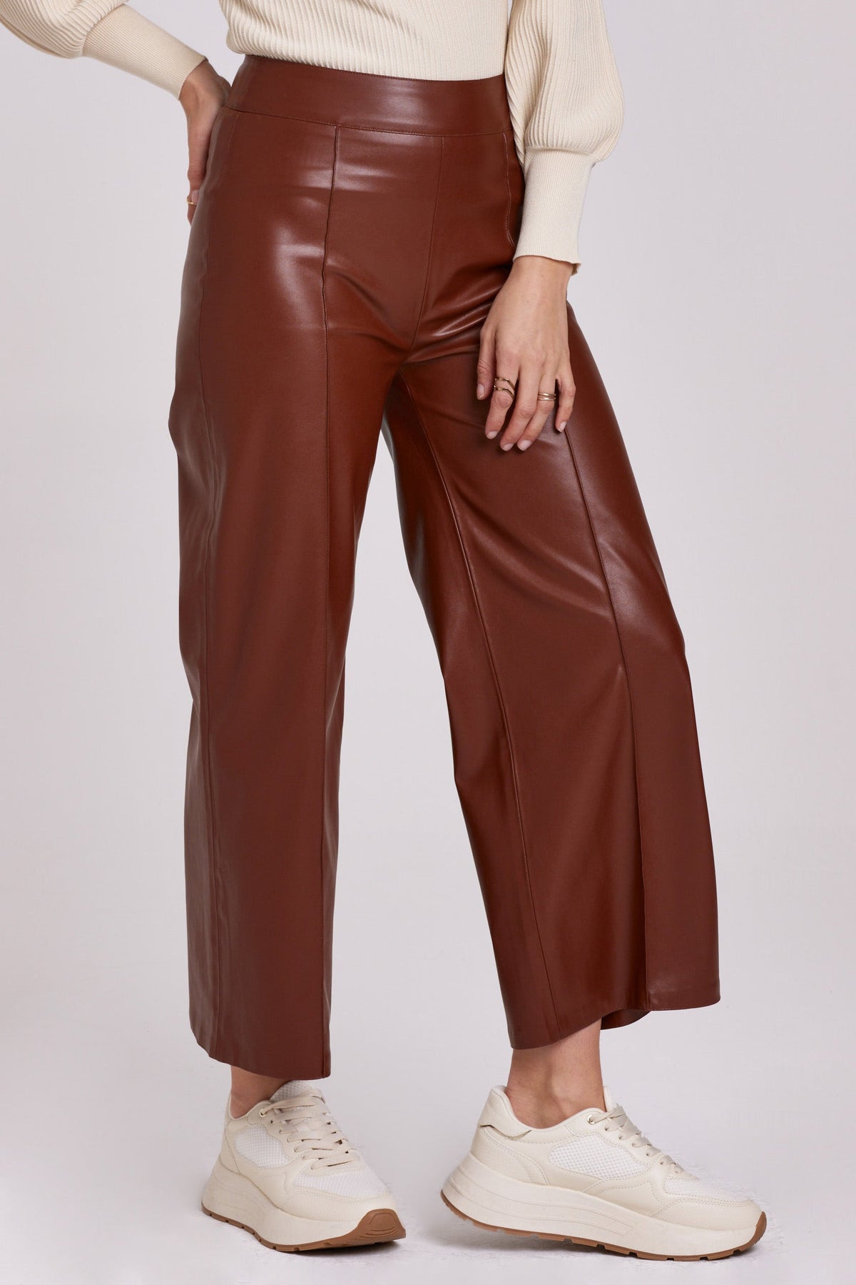 Shop All Social Tourist Vegan Leather Wide-Leg Pants, Shop All Bottoms