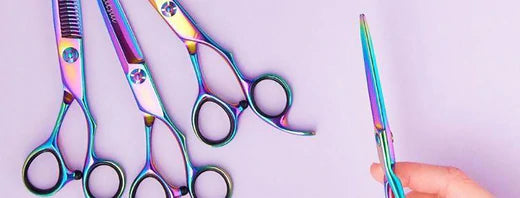 Basic Sharpening Demonstration of a Convex Edge Stylist Scissors