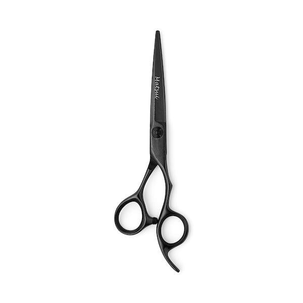 Black Professional Quality Saki Katana Set of Hair Scissors Includes Cutting and Thinning Shears Plus Razor and Leather Case, 7 inch Set