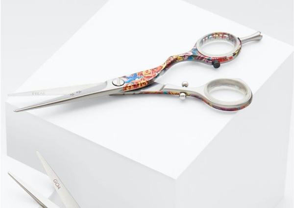 Lefty Matsui Swarovski Elegance Pink Scissors, Triple Set