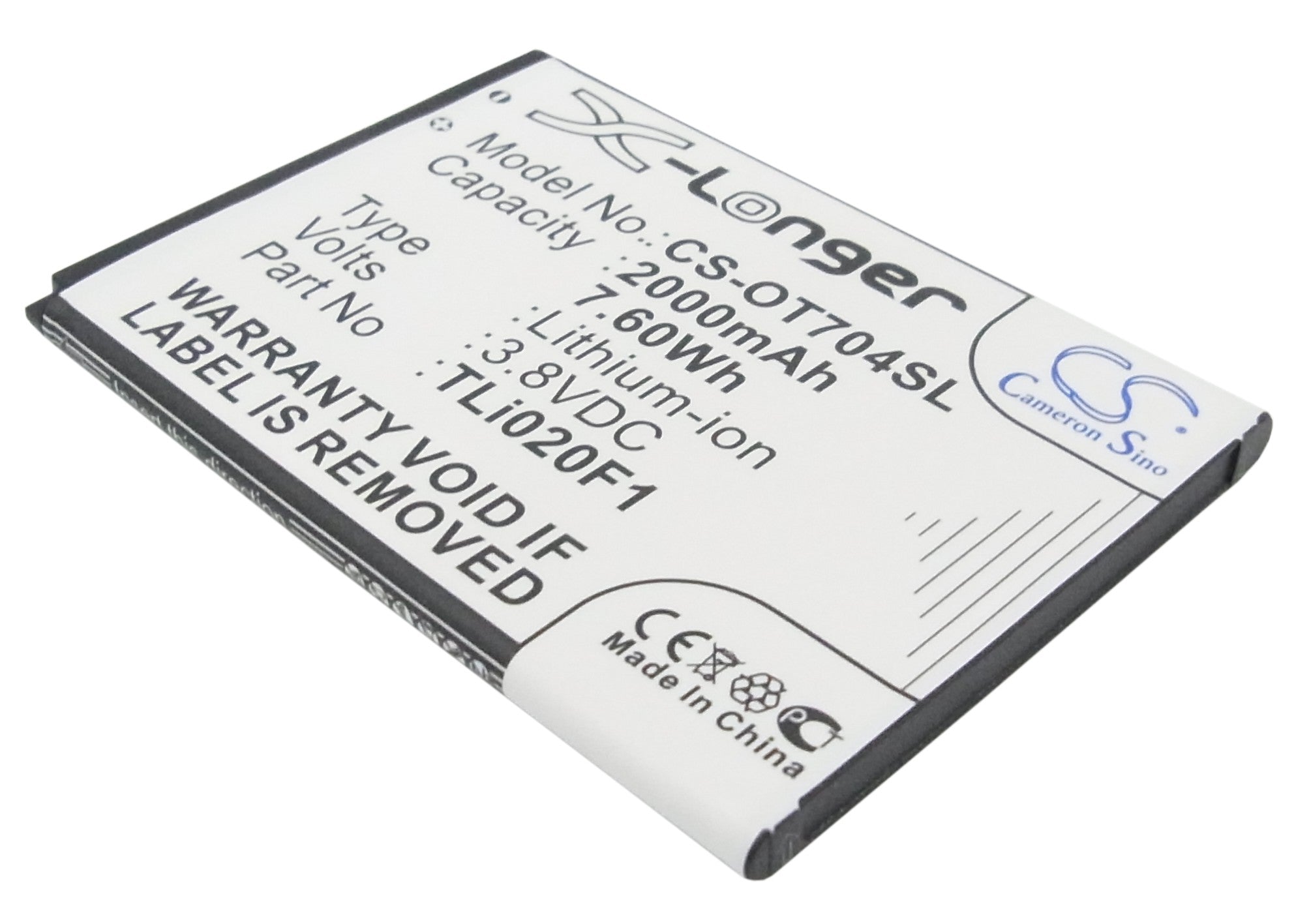 Alcatel TLi020F1 Battery Replacement for Mobile - Smartphone