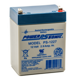 Power Sonic PS-1227 Battery - 12 Volt 2.9 Amp Hour