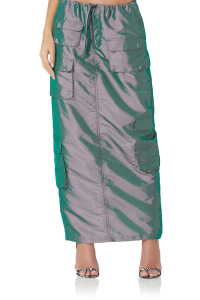 Peta Cargo Skirt - Stucco