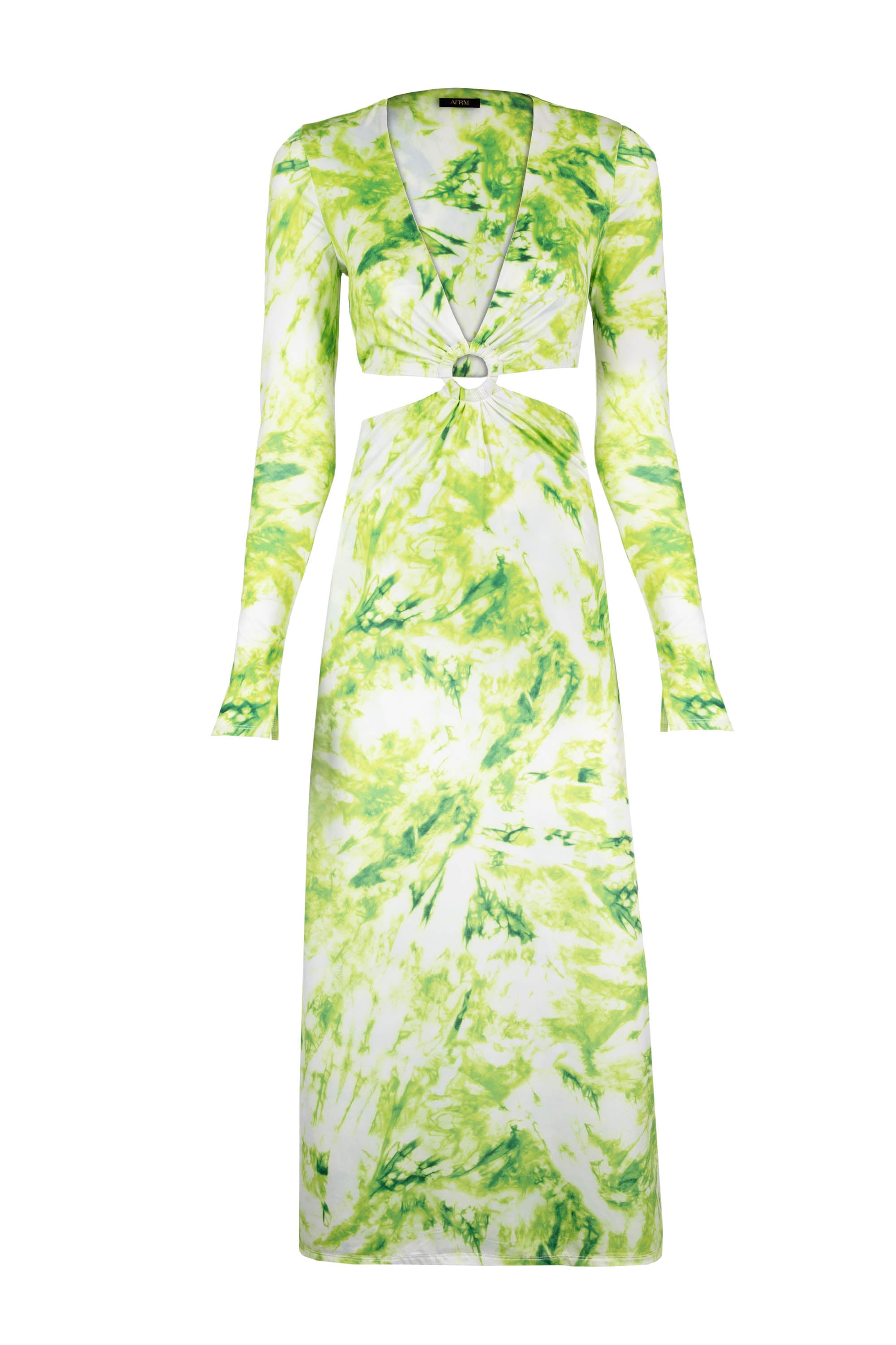 lime midi dress