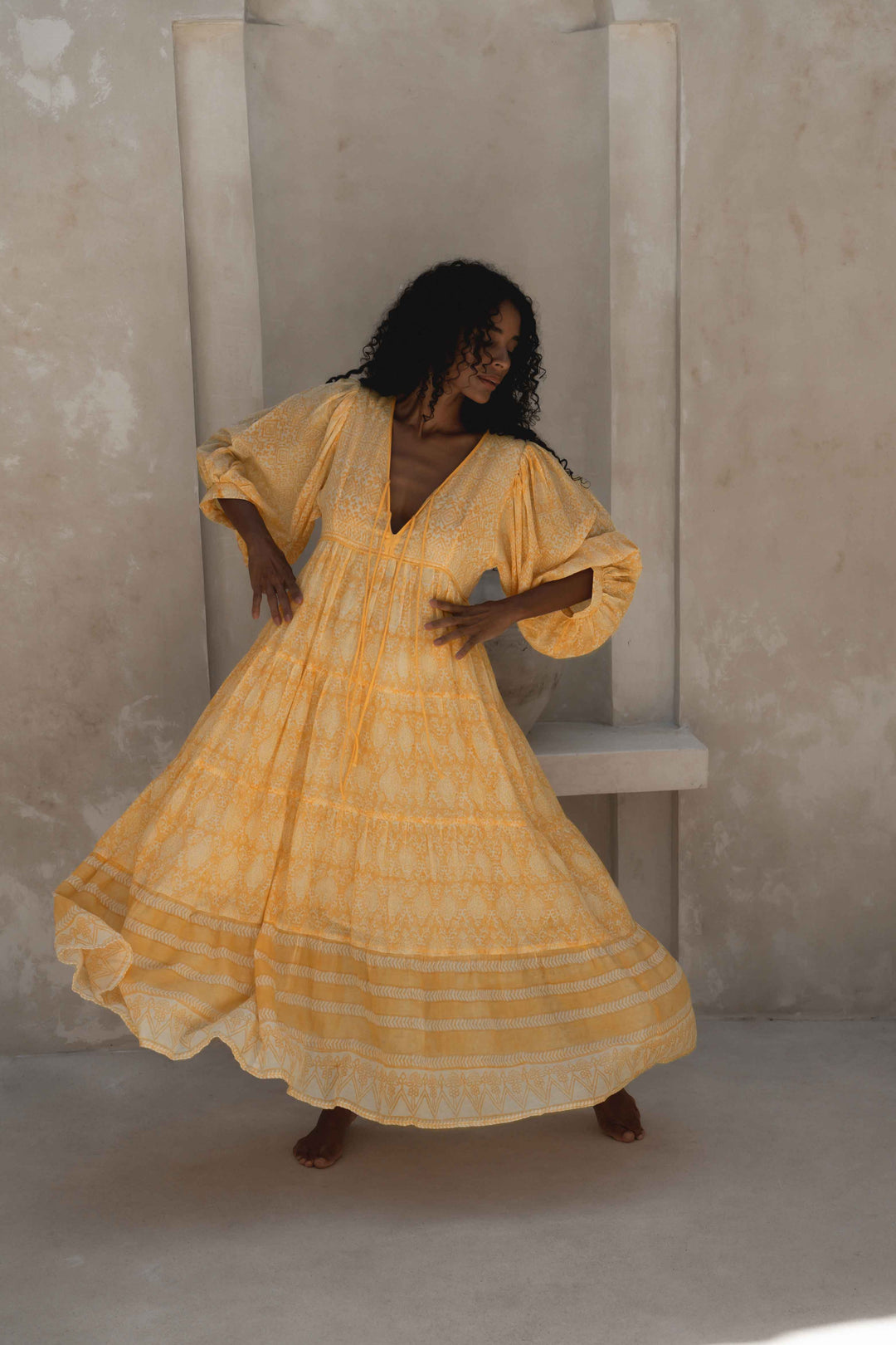 Nora Maxi Dress ~ Primrose – Daughters of India