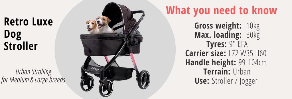 Retro Luxe Dog Pram