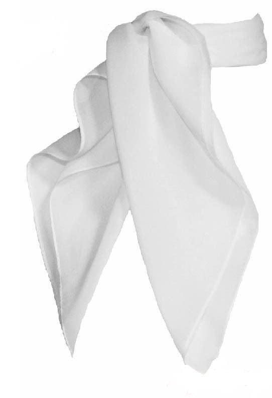 white chiffon shawl