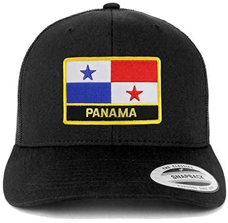 Costa Rica Flag Embroidery Logo Patch Plain Mesh Baseball Cap