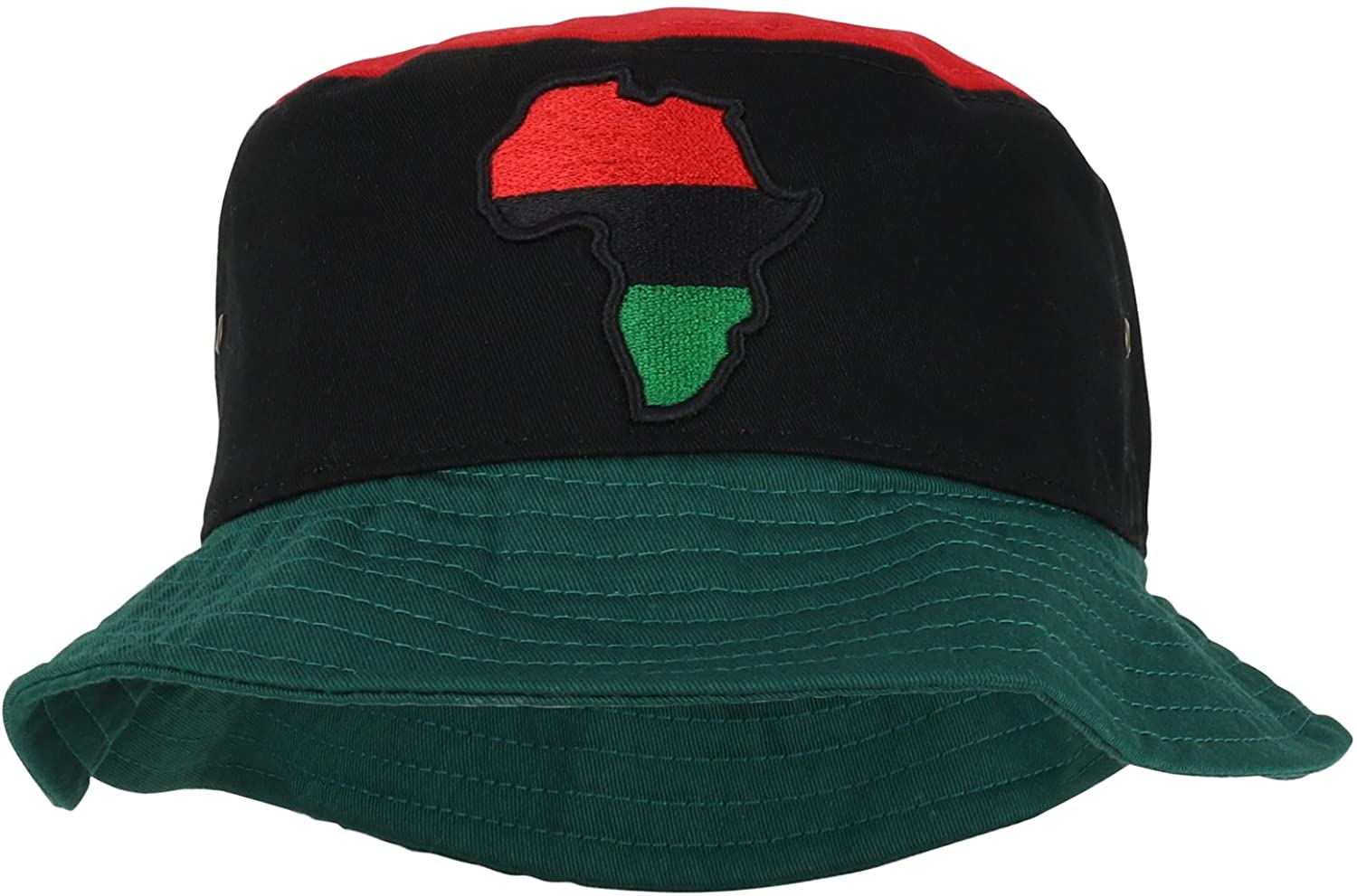 red black green hat