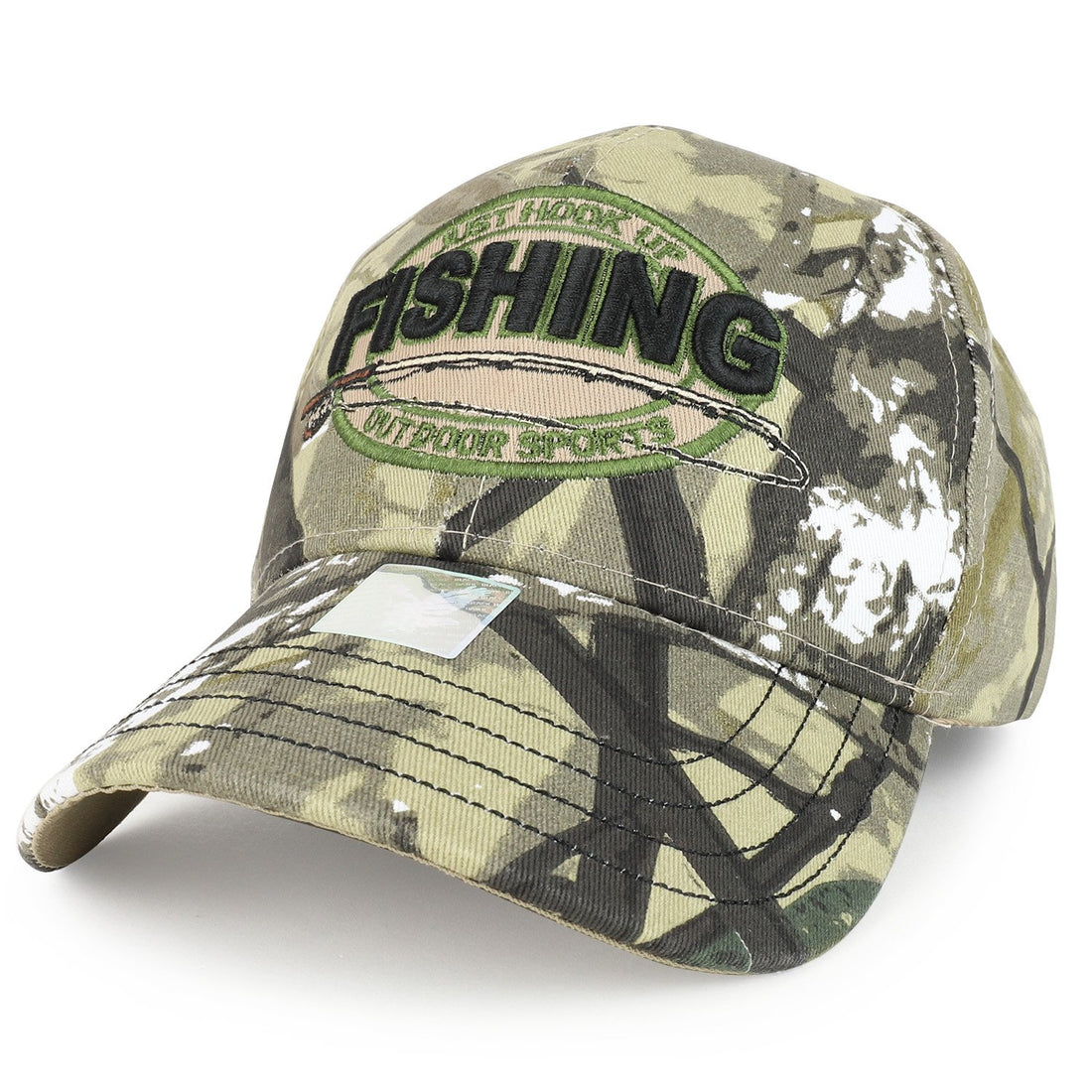 NEW BASS FISHING KISS MY BASS OUTDOOR SPORTS CAP HAT TAN –