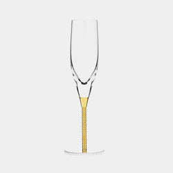 silver champagne flutes