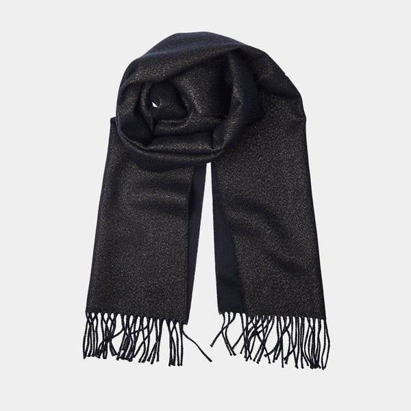 ladies black cashmere scarf