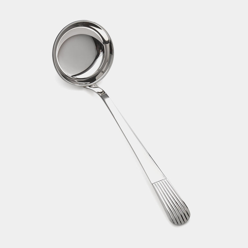 silver soup ladle