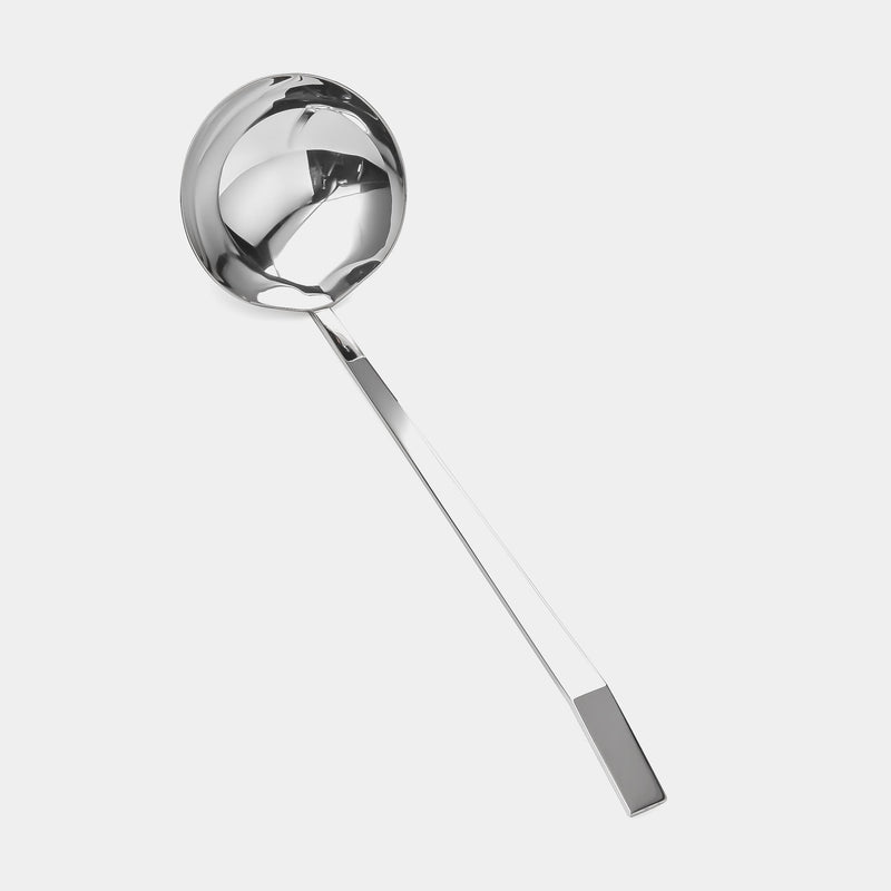 silver soup ladle