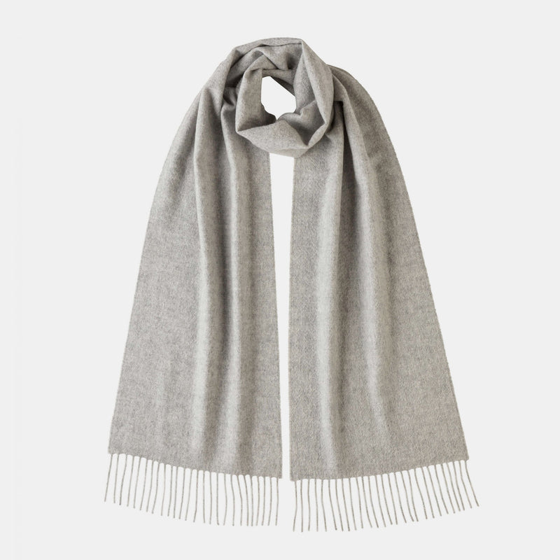 light grey cashmere scarf