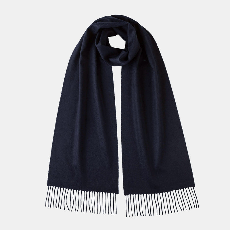 navy cashmere shawl