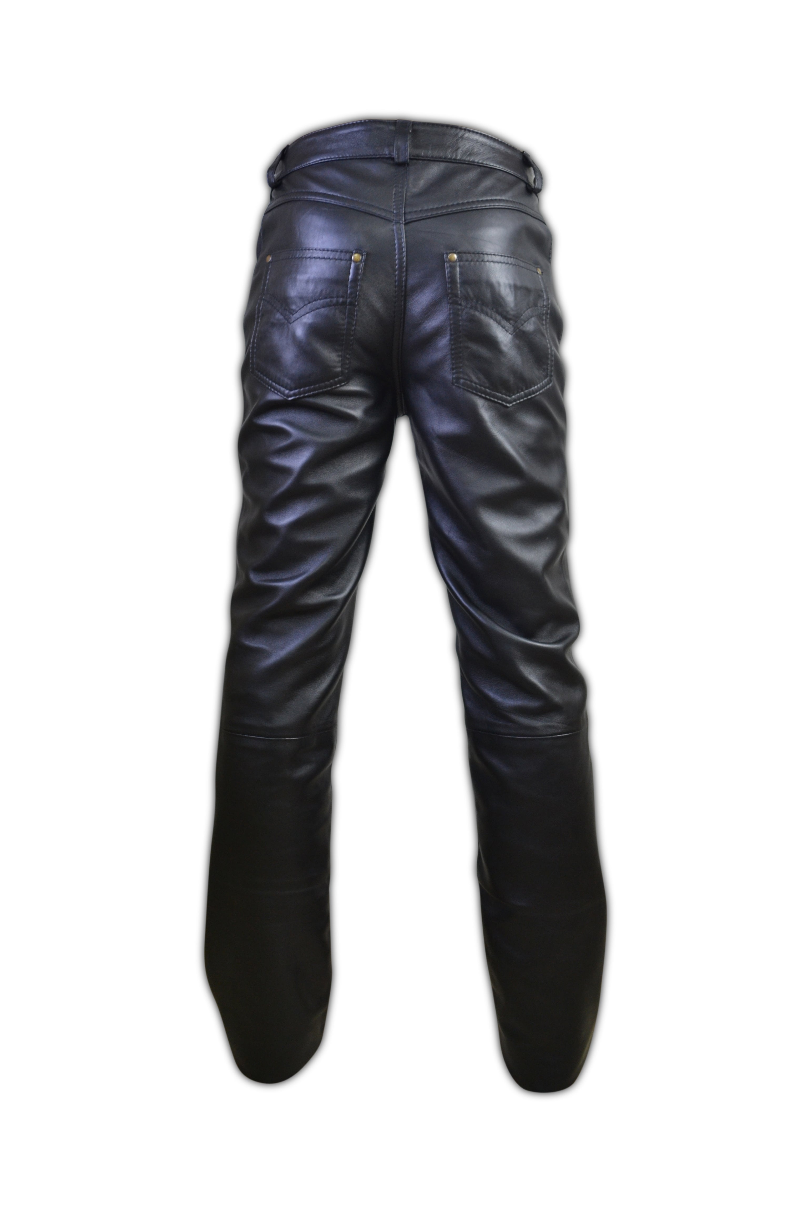 5 Pocket Jeans Style Leather Pant – SouthBeachLeather