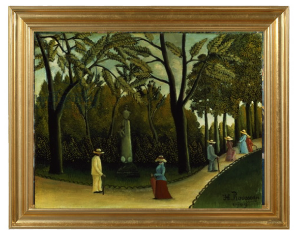 The Monument to Chopin in the Luxembourg Gardens – Henri Rousseau ...