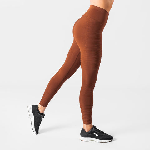 burnt orange workout leggings