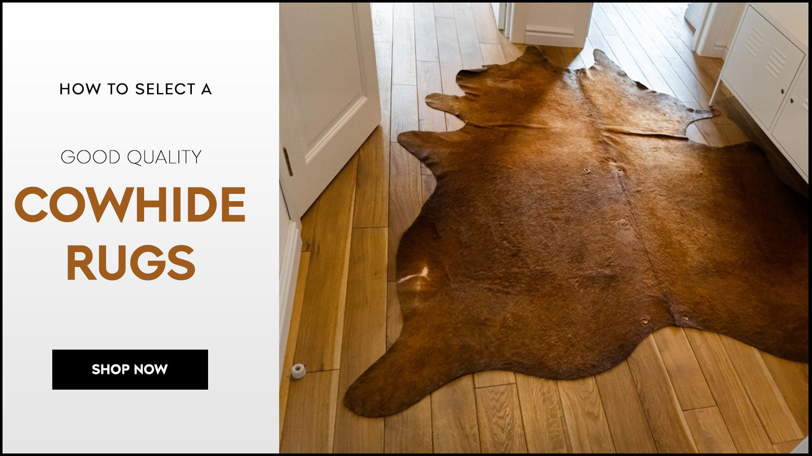 How To Select A Good Quality Cowhide Rug - RugKnots