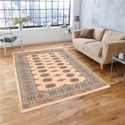 Ivory Bokhara Area Rug