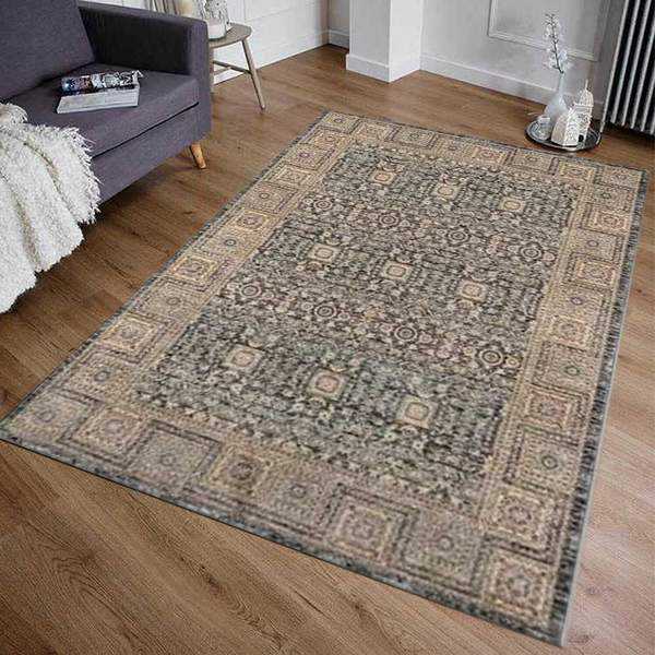 Grey Boho Chic Area Rug